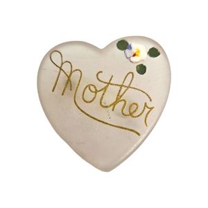 Vintage Heart Brooch Pin Mother Brooch Mother's Day